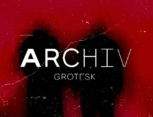 Archiv Grotesk font