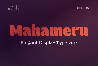 Mahameru DEMO font