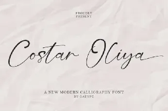 Costar Oliya font