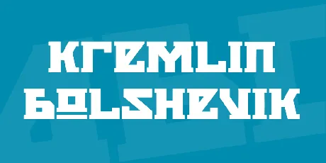 Kremlin Bolshevik font