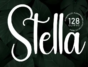 Stella Script Typeface font