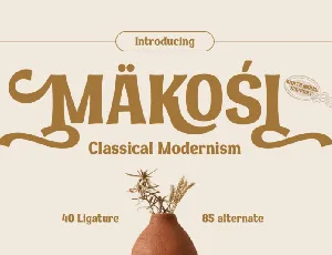 Makosi font