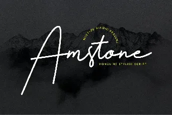 Amstone font