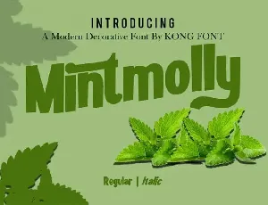 Mintmolly Display font