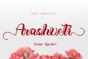 Arashveti Calligraphy font