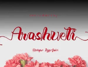 Arashveti Calligraphy font