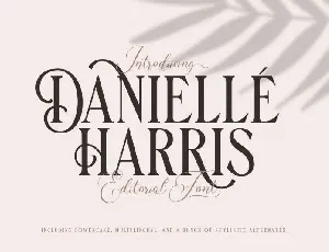 Danielle Harris Display font