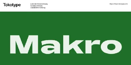 Makro Family font