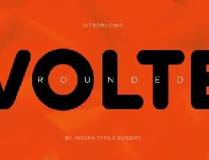 Volte Rounded Family font