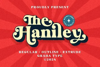 The Haniley Regular DEMO font