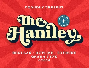 The Haniley Regular DEMO font