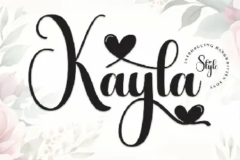 Kayla Script font