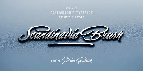 Scandinavia Brush font