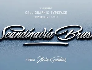 Scandinavia Brush font