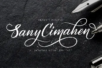 SanyCimahen font