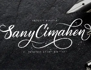 SanyCimahen font