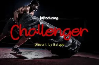 Challenger font