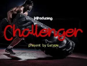 Challenger font