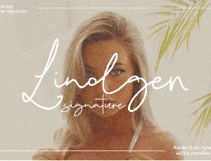 Lindgen Signature font