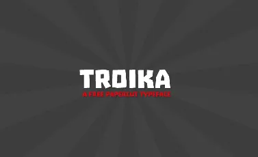 Troika font