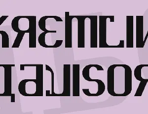 KREMLIN ADVISOR font