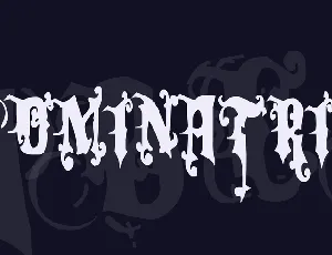 Dominatrix font