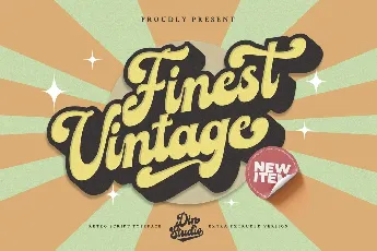 Finest Vintage font