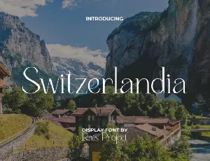 Switzerlandia font