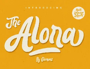 Alora Typeface font