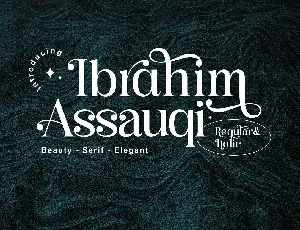 IbrahimAsSyauqi font