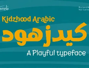 Kidzhood Arabic DEMO font