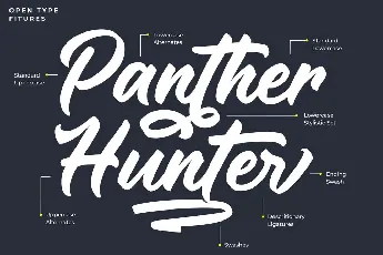 Panther Hunter font