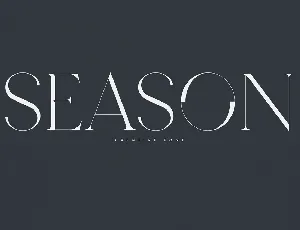 Season font