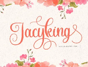 Jacyking font