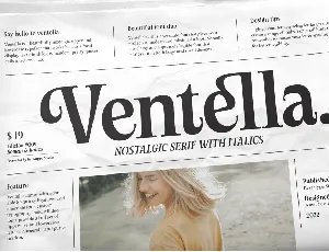 Ventella Trial font