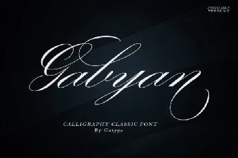 Gabyan font