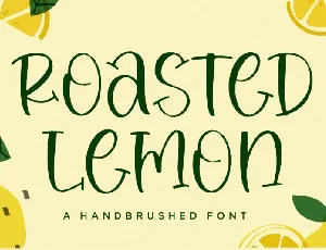 Roasted Lemon font