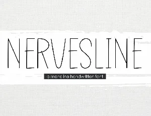 Nervesline font