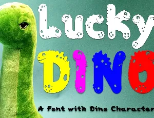 Lucky Dino font