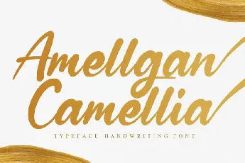 Amellgan Camellia Script font