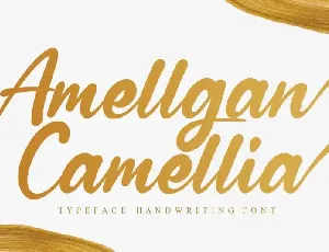 Amellgan Camellia Script font