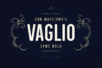 Vaglio font