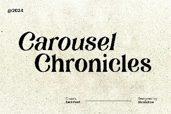 Carousel Chronicles font