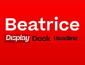 Beatrice Free font