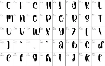 Swiming font