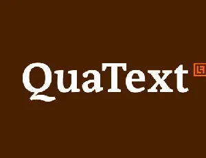 QuaText Family font