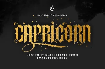 Capricorn font