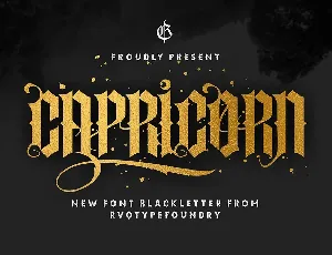 Capricorn font