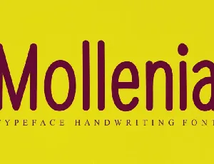 Mollenia Script font