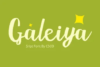 Galeiya font